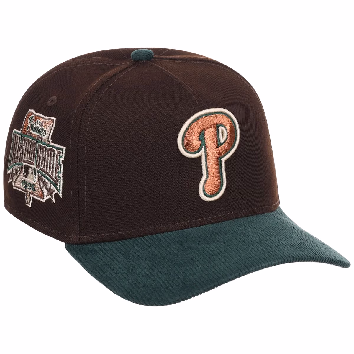 Philadelphia Phillies MLB Forest Ember New Era 9FORTY A-Frame front view