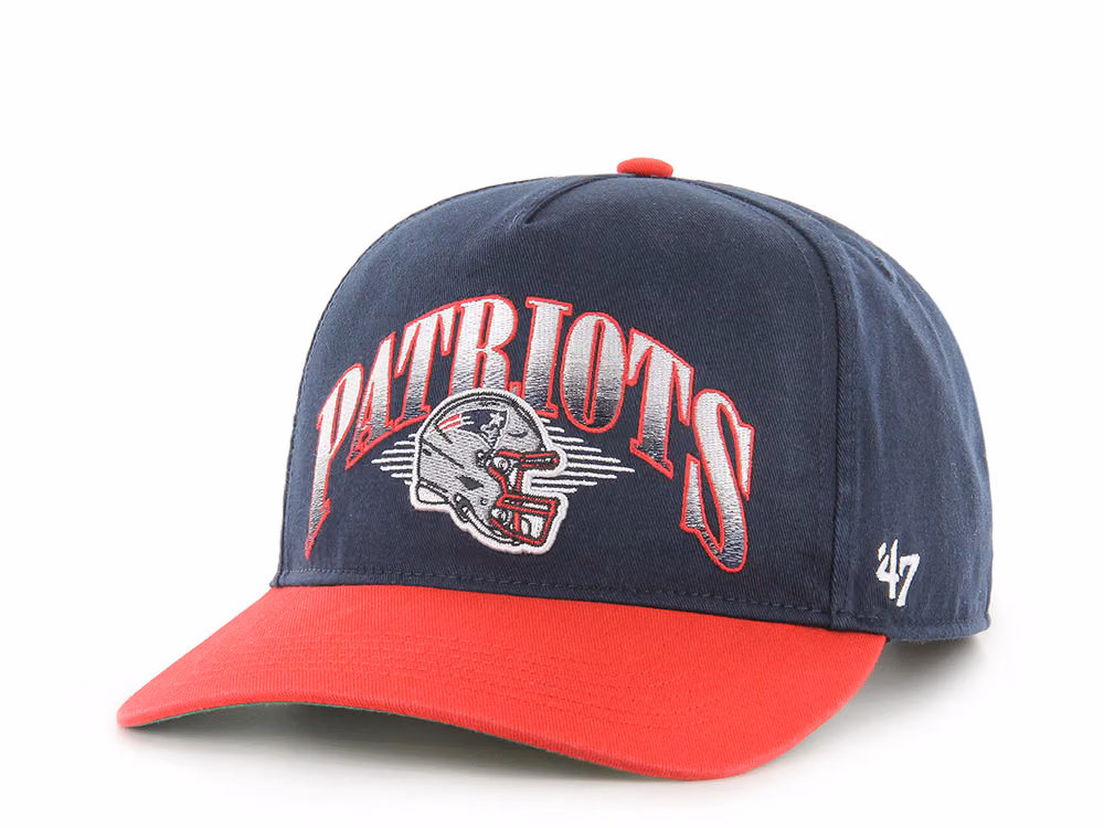 47Brand New England Patriots Retro Edition Hitch Snapback Hat front