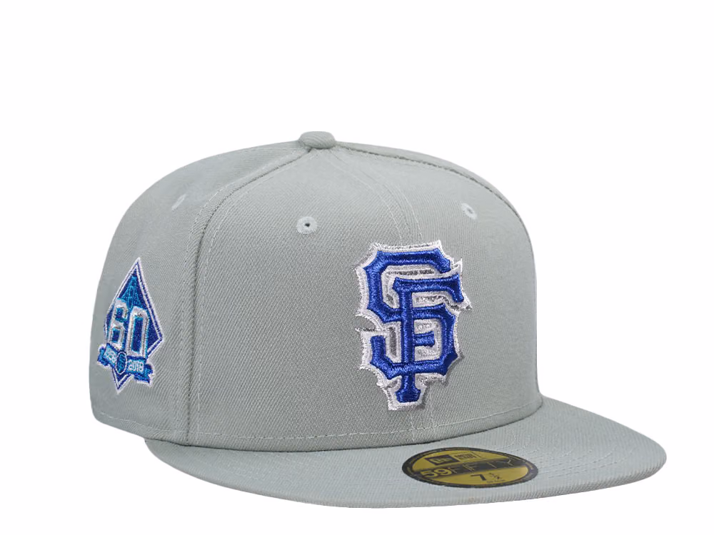 New Era San Francisco Giants 60th Anniversary Everest Green Metallic Edition 59Fifty Fitted Hat front