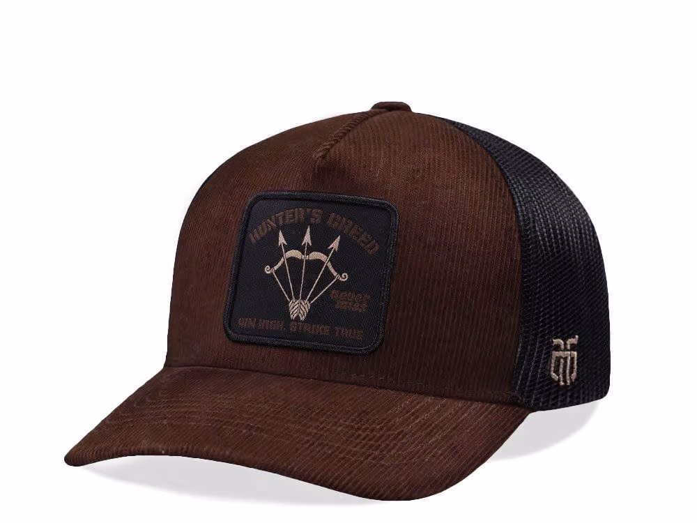 Parallel Union Hunters Creed Brown Edition Trucker Snapback Hat front