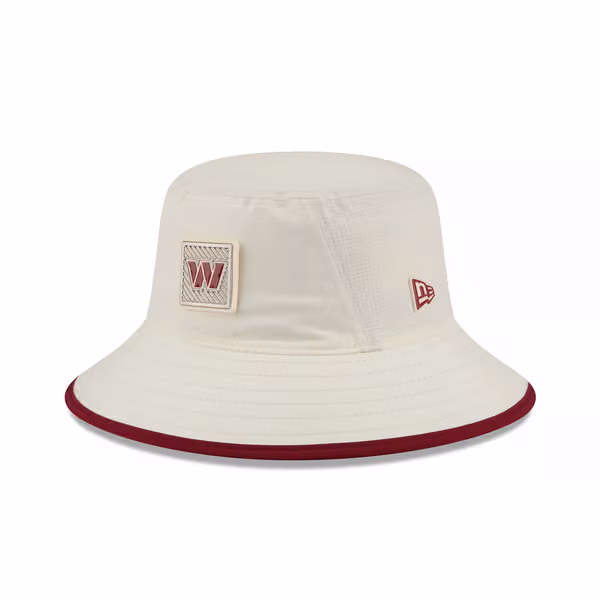 Washington Commanders 2026 NFL Training Camp Stretch Bucket Hat Cream/Burgundy product photo