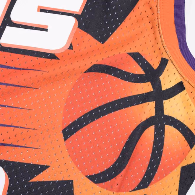 Dan Majerle #9 Phoenix Suns 1994-95 Mitchell & Ness Swingman NBA Jersey Black view 5