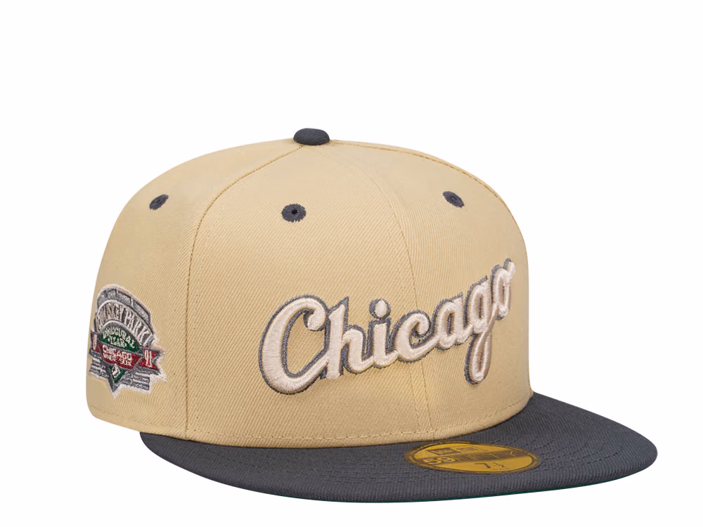 New Era Chicago White Sox Inaugural Year 1991 Vegas Throwback Two Tone Edition 59Fifty Fitted Hat front
