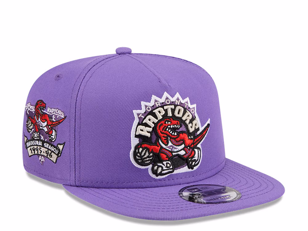 New Era Toronto Raptors Inaugural Season 1995-96 HWC Edition 9Fifty A Frame Snapback Hat front
