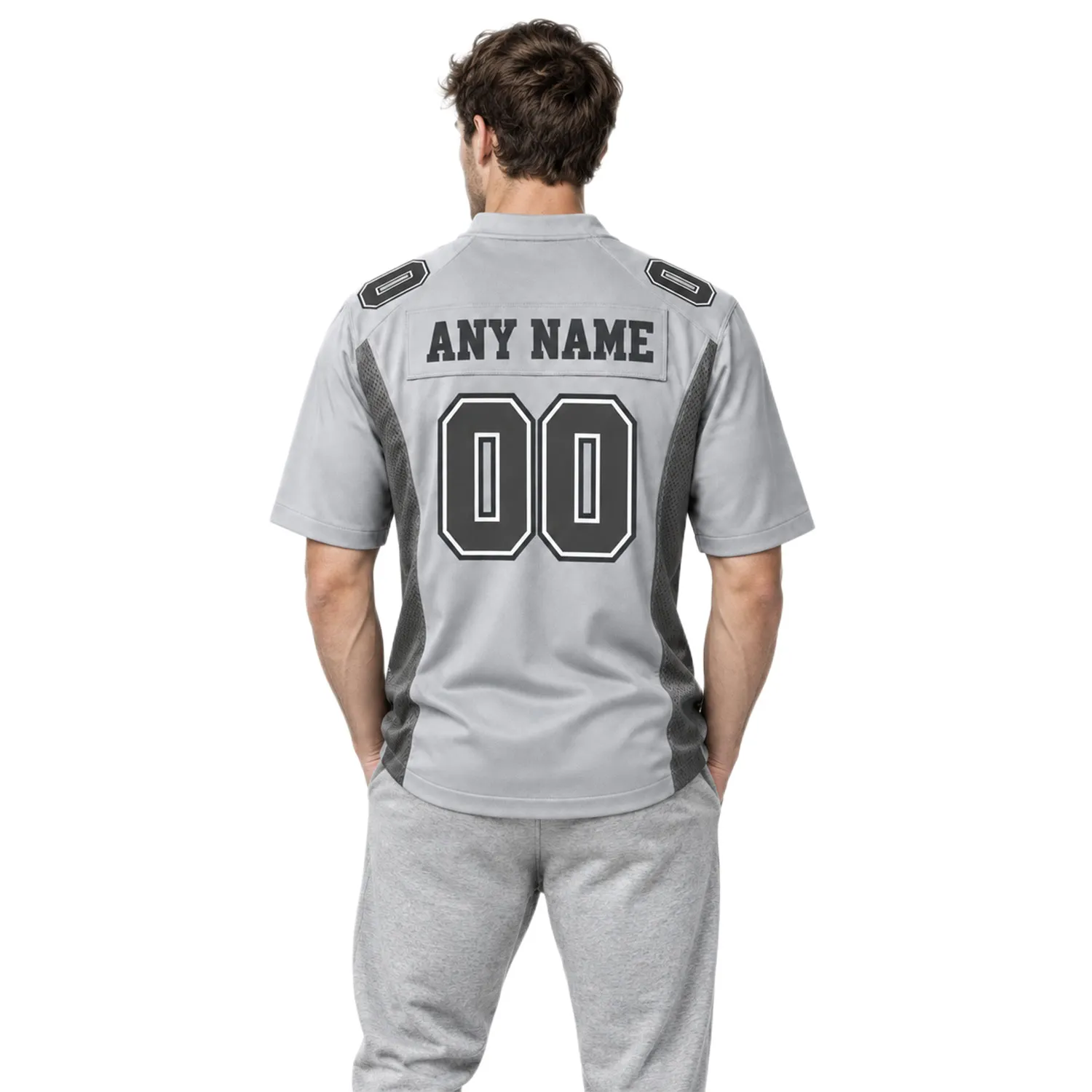 Dallas Cowboys Gray Jersey Custom Superior Game Day Style