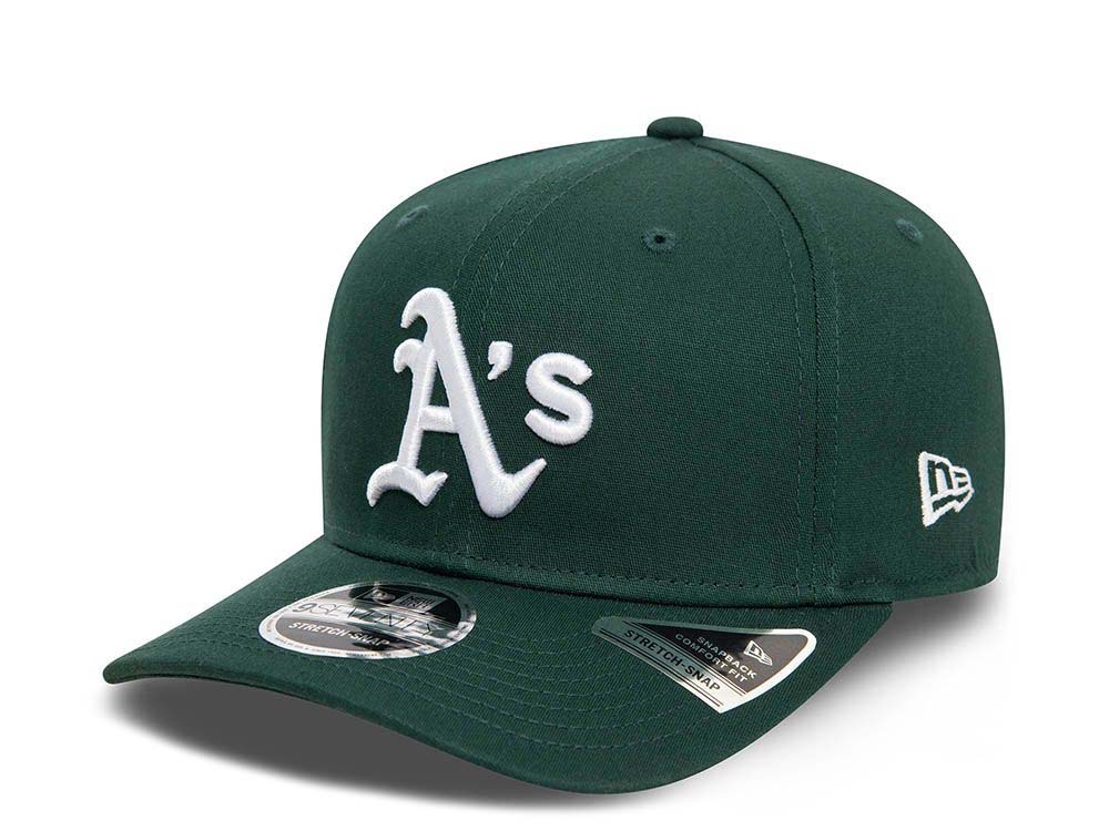 New Era Oakland Athletics Dark Green 9Seventy Stretch Snapback Hat front