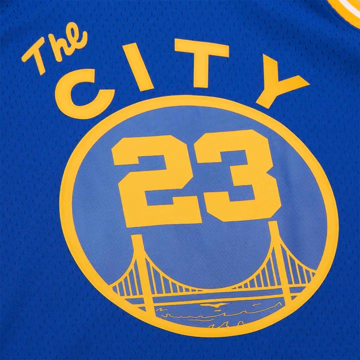 Jason Richardson #23 Golden State Warriors 2004-05 Mitchell & Ness Swingman NBA Jersey Blue view 4