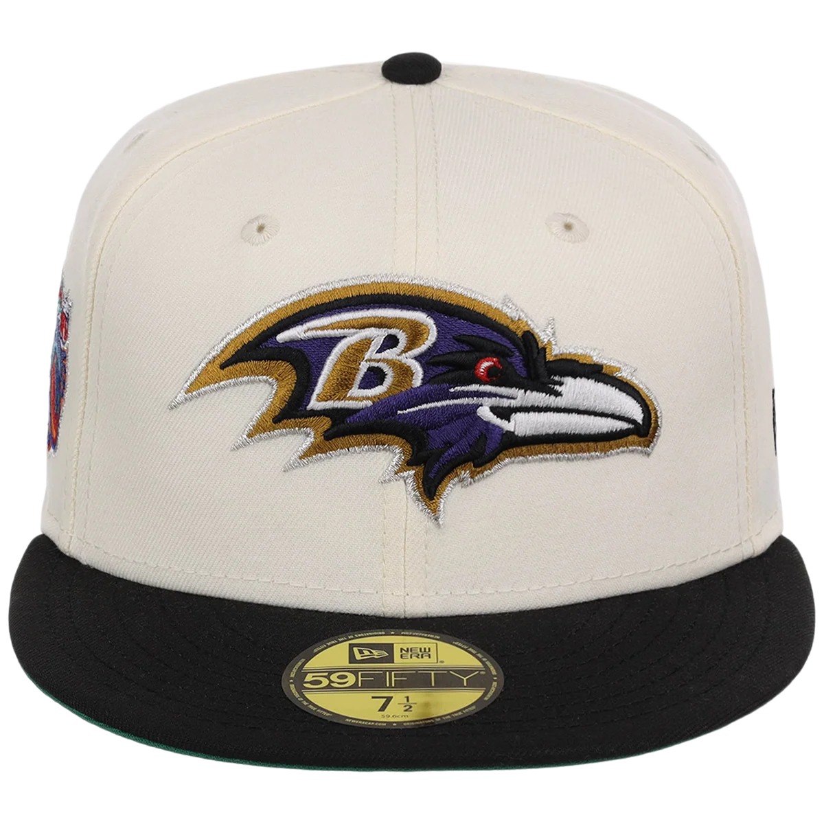 Baltimore Ravens NFL Chrome OTC New Era 59FIFTY detail view