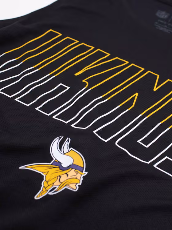 Minnesota Vikings Miler Dri-FIT NFL Muscle Tank Top Black view 4