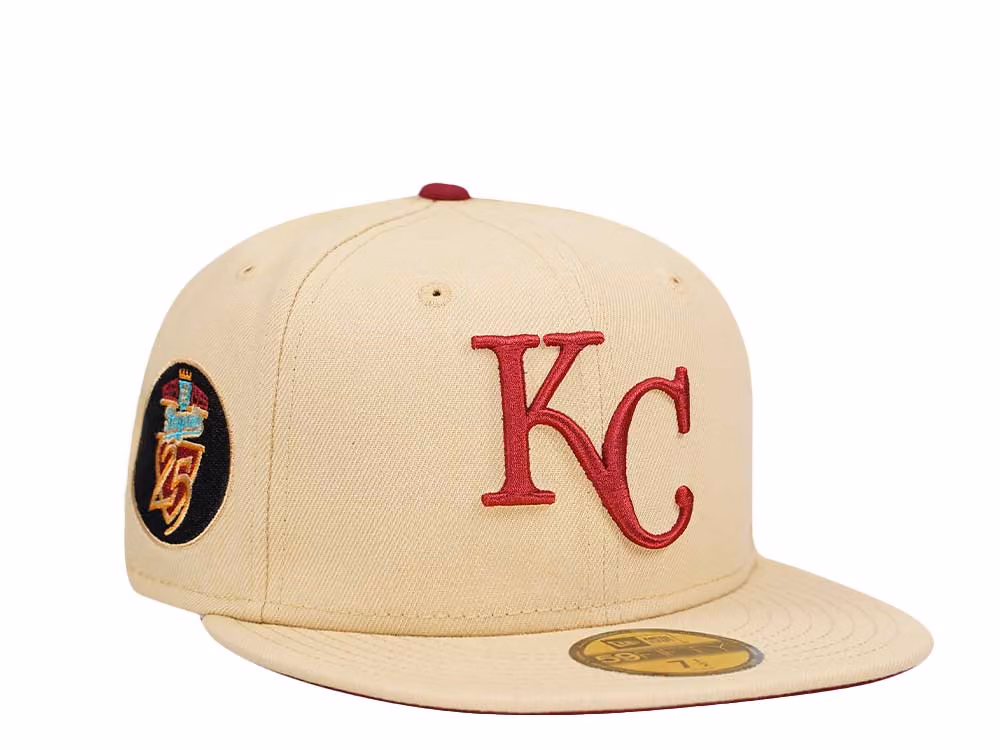 New Era Kansas City Royals 25th Anniversary 20th Music Legend Edition 59Fifty Fitted Hat front