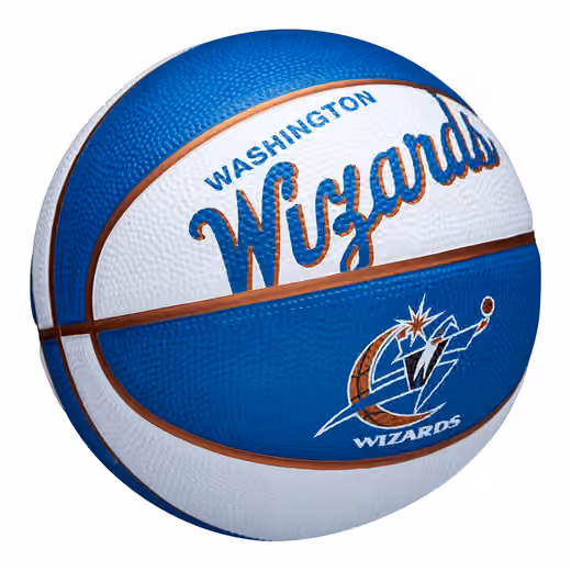 Washington Wizards NBA Retro Wilson Mini Basketball (Size 3) view 3