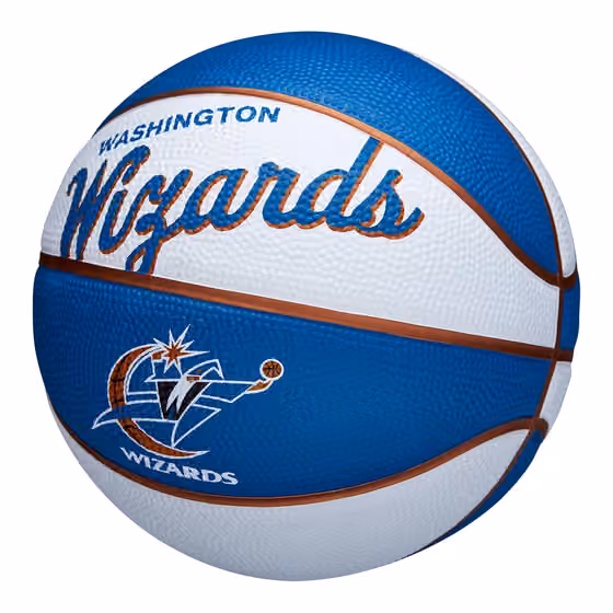 Washington Wizards NBA Retro Wilson Mini Basketball (Size 3) view 4