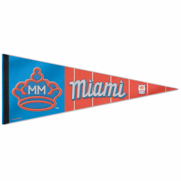 Miami Marlins City Connect WinCraft Premium MLB Pennant view 1