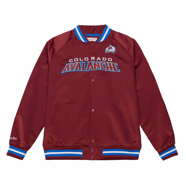 Colorado Avalanche Mitchell & Ness Lightweight Satin NHL Jacket view 1