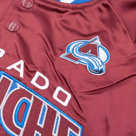 Colorado Avalanche Mitchell & Ness Lightweight Satin NHL Jacket view 3