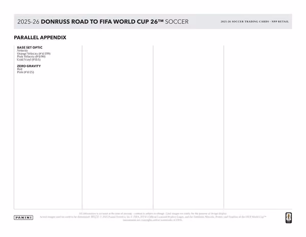 2025/26 Panini Donruss Road to FIFA World Cup Fooball Fat-Pack Box view 7