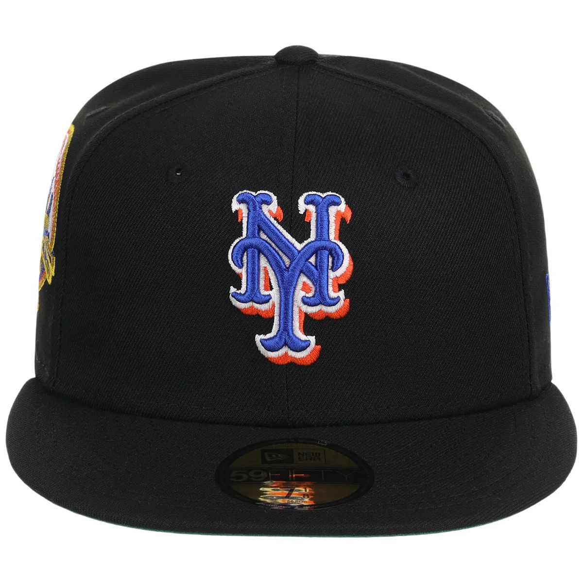 New York Mets MLB Black Dome New Era 59FIFTY detail view