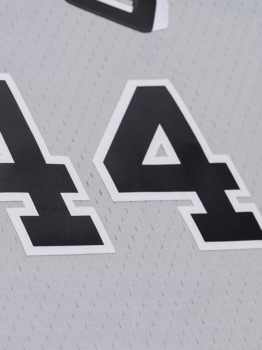 George Gervin #44 San Antonio Spurs 1976-77 Swingman NBA Jersey Gray view 5