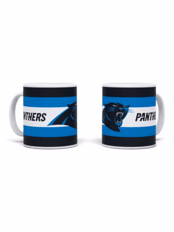 Carolina Panthers Stripe Logo NFL Mug (330 ml) view 1