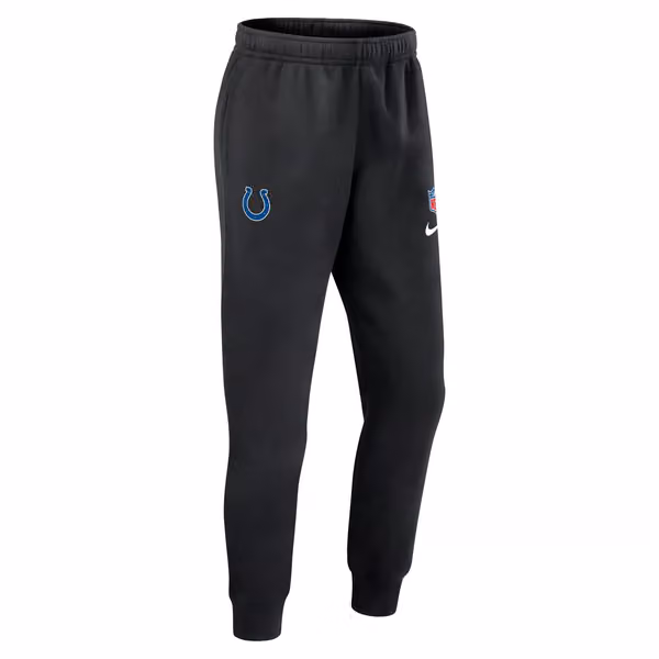 Indianapolis Colts 2024 NFL Sideline Nike Club Sweat Pants Black view 3