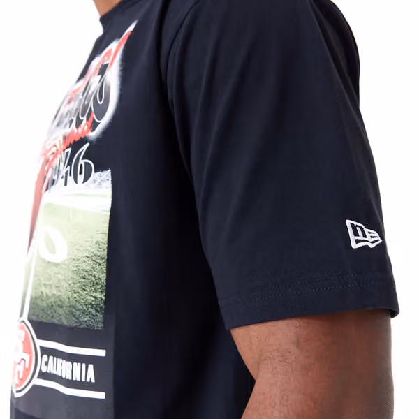 San Francisco 49ers Field Graphic New Era Oversized NFL T-Shirt view 4