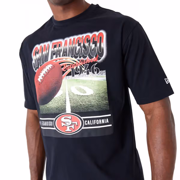 San Francisco 49ers Field Graphic New Era Oversized NFL T-Shirt view 5