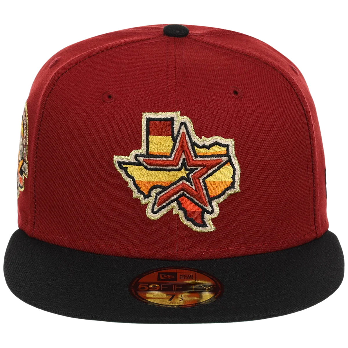 Houston Astros Space City Sunrise - New Era 59FIFTY Red/Black detail view