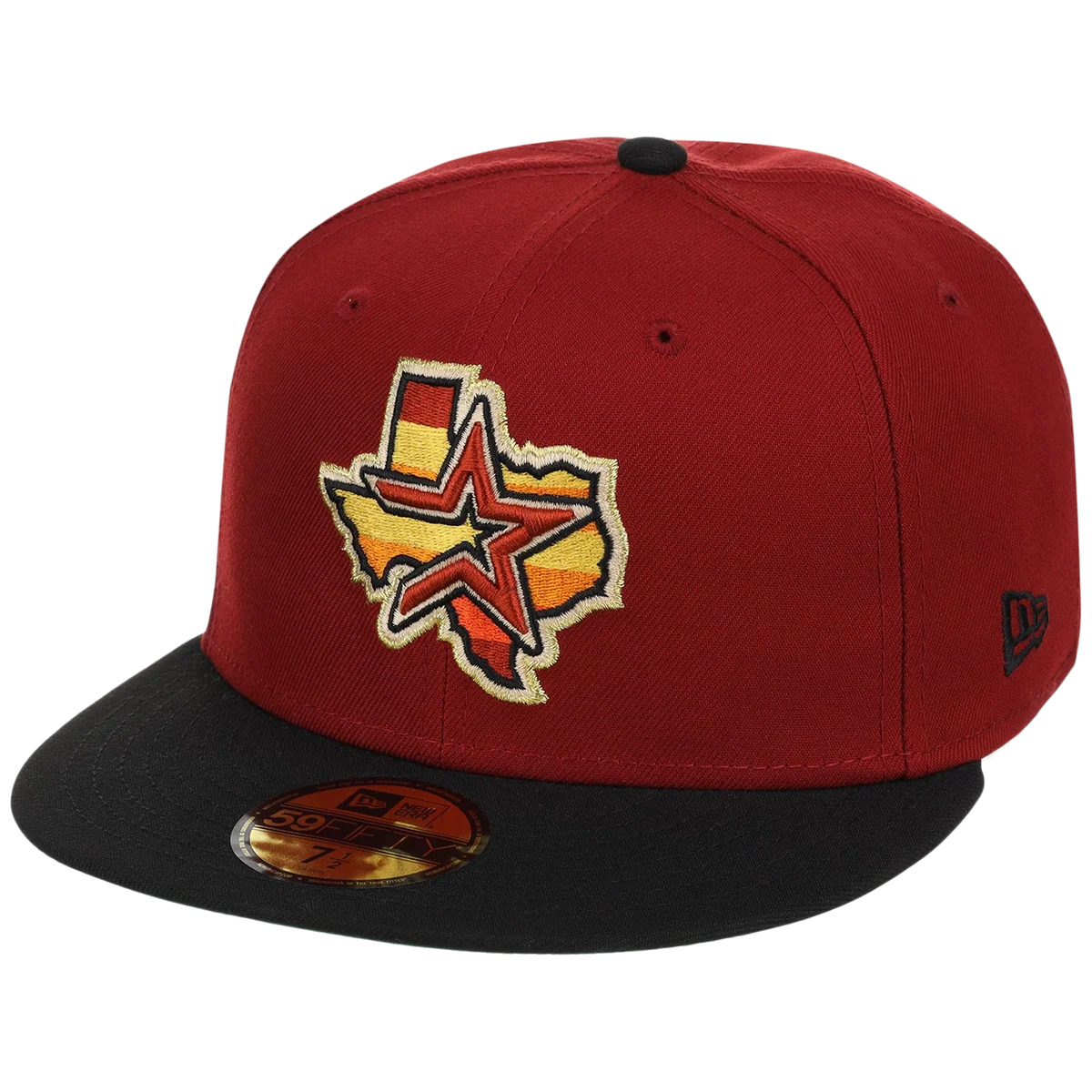 Houston Astros Space City Sunrise - New Era 59FIFTY Red/Black detail view