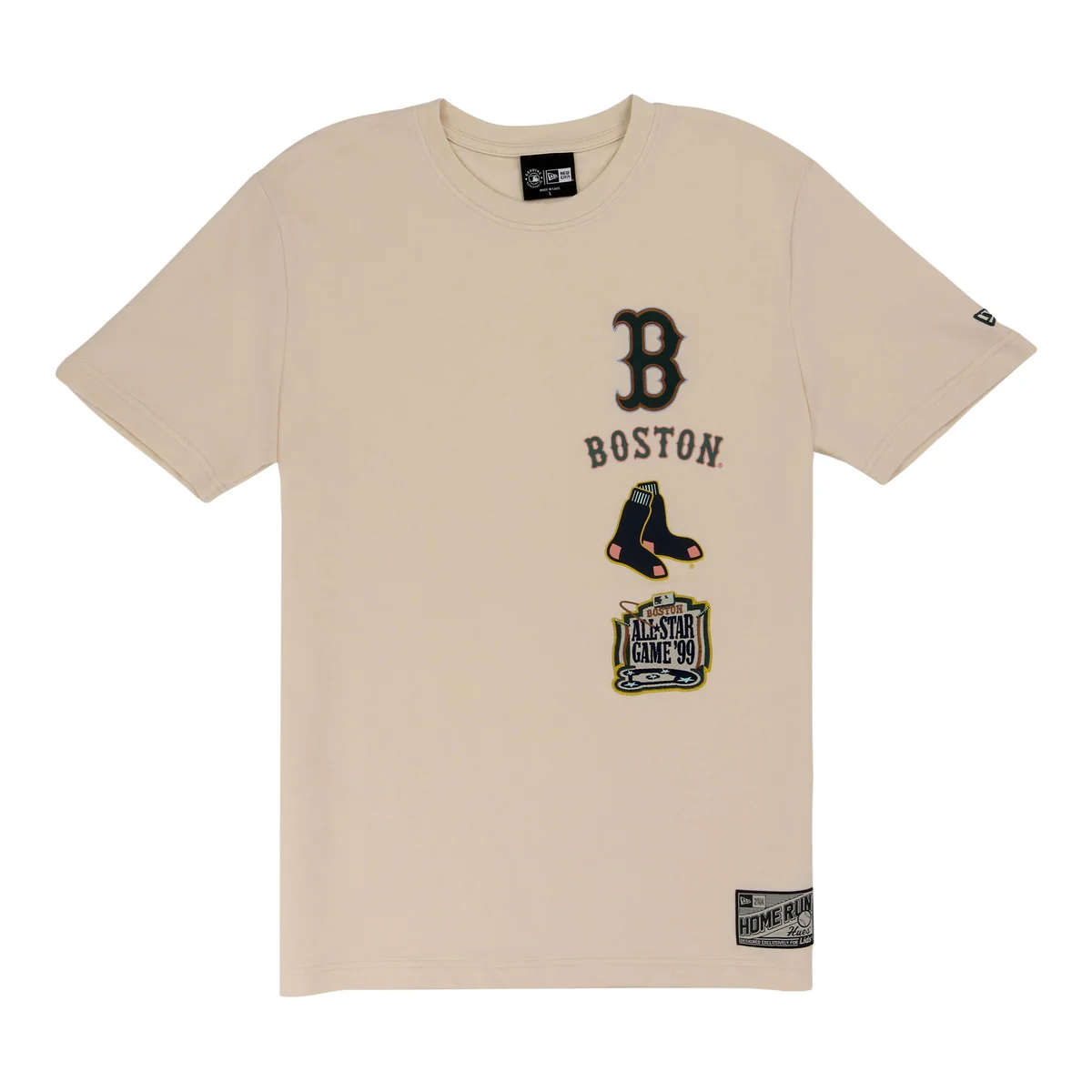 Boston Red Sox Spring Color Collection New Era Stacked Tee front view