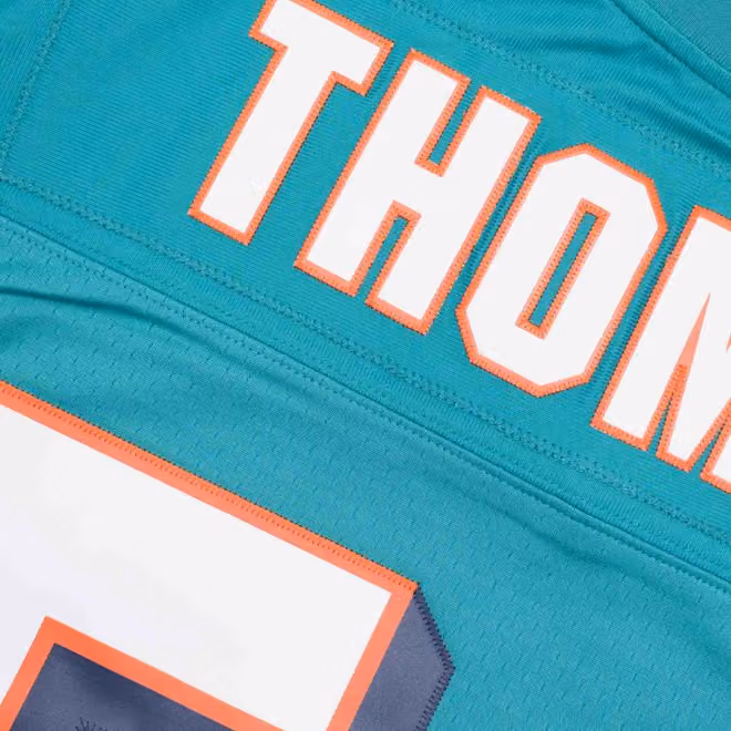 Zach Thomas #54 Miami Dolphins 2006 Legacy Throwback NFL Jersey Aqua view 5