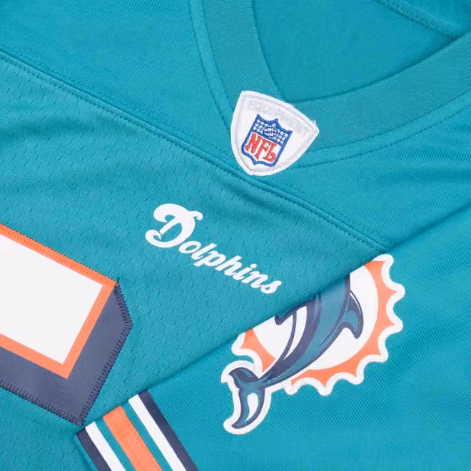 Zach Thomas #54 Miami Dolphins 2006 Legacy Throwback NFL Jersey Aqua view 4