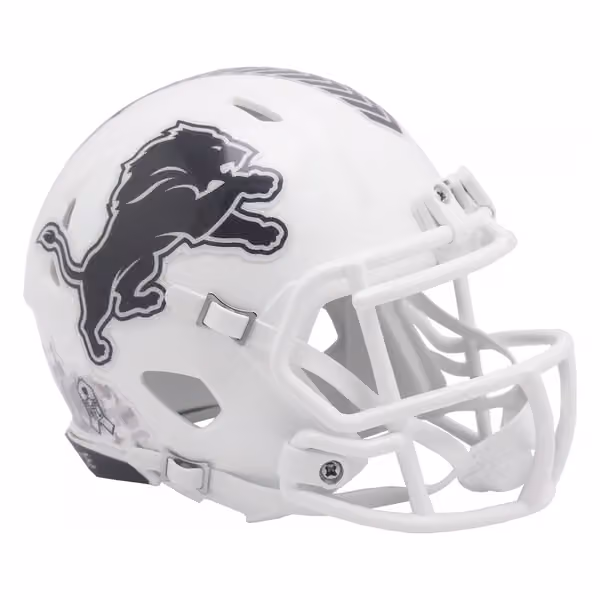 Detroit Lions 2024 Salute to Service NFL Speed Mini Helmet view 1