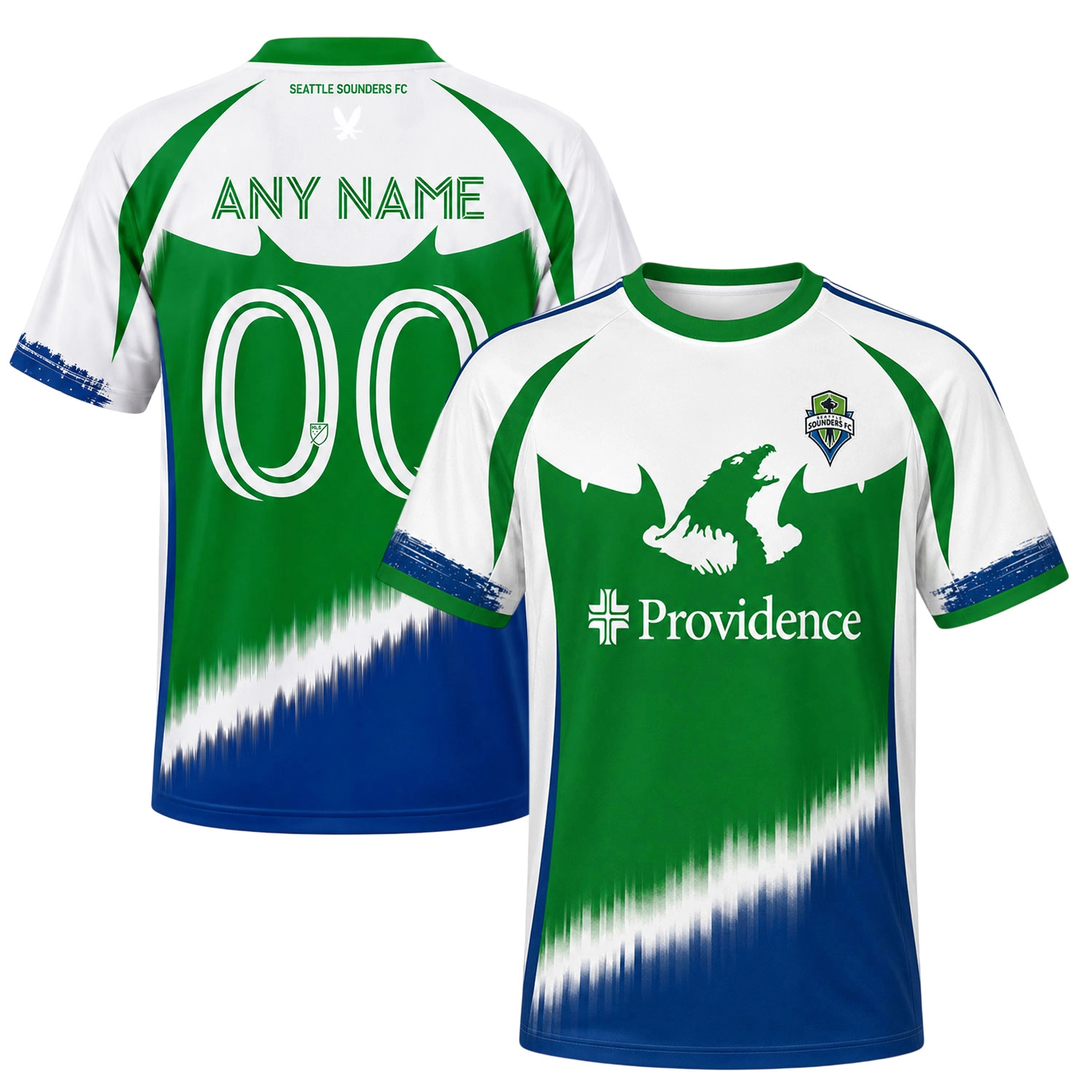 Seattle Sounders FC Custom Jersey – Bold Green & Blue Kit