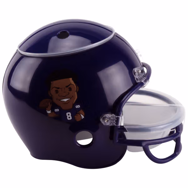 Lamar Jackson #8 Baltimore Ravens NFLPA Snack Helmet (incl. Team Sticker-Set) view 4