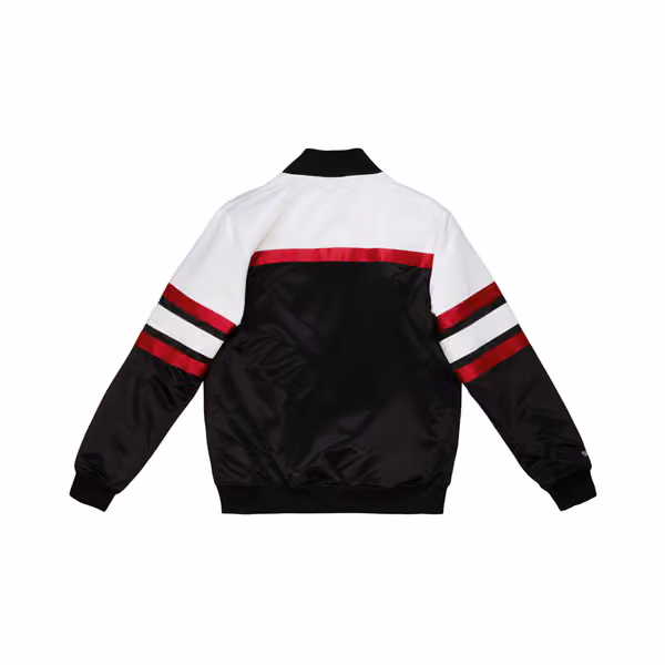 Miami Heat Mitchell & Ness Script Heavyweight Satin NBA Jacket view 2