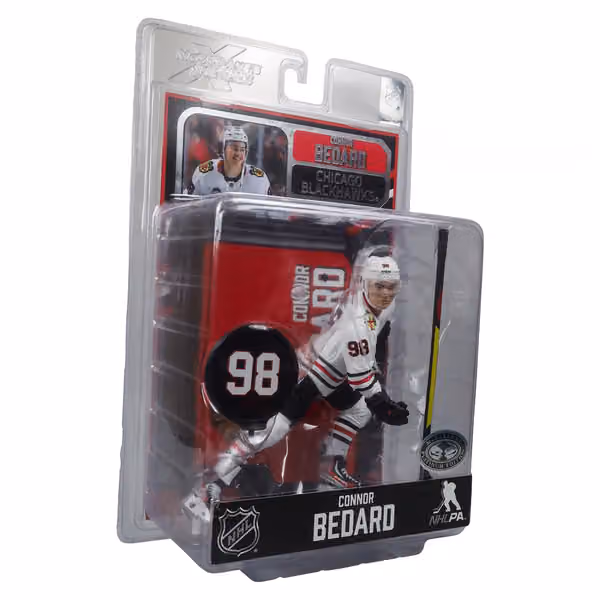 McFarlane NHL Legacy Series Figure #15 Connor Bedard Chicago Blackhawks (CHASE) view 4