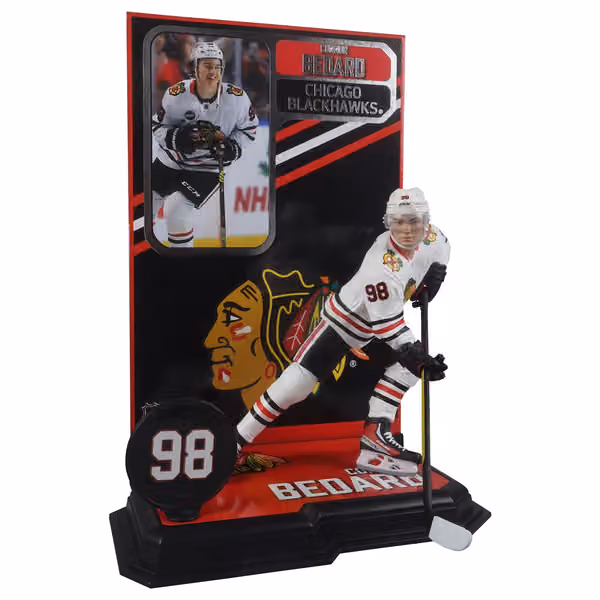 McFarlane NHL Legacy Series Figure #15 Connor Bedard Chicago Blackhawks (CHASE) view 2