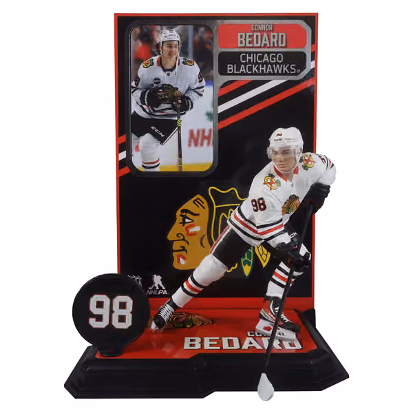 McFarlane NHL Legacy Series Figure #15 Connor Bedard Chicago Blackhawks (CHASE) view 1
