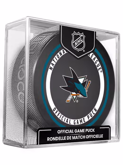 San Jose Sharks 2026-27 NHL Official Game Puck view 1