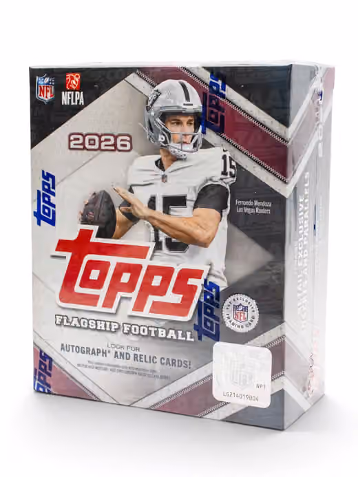 2026 Topps Football Flagship NFL Mega Box view 1