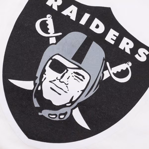 Las Vegas Raiders Recovered Ecru NFL Hoodie Cream view 5