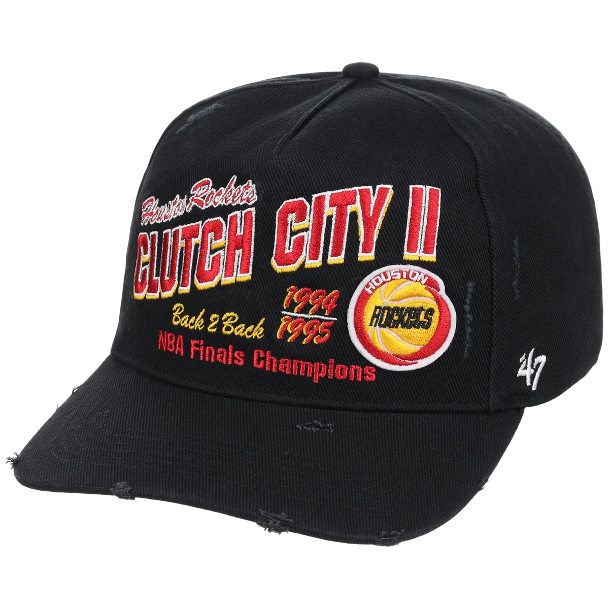 Houston Rockets NBA Champ '47 Hitch Collection - 1994-1995 'Back 2 Back' (Black) detail view