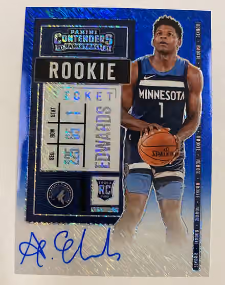 2020/21 Panini Contenders Basketball Hobby Box NBA view 3