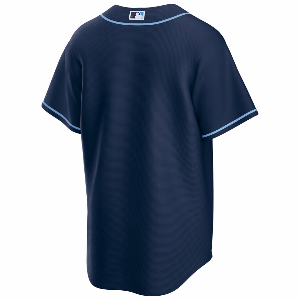 Tampa Bay Rays Nike MLB Alternate Baseball Jersey Navy view 2