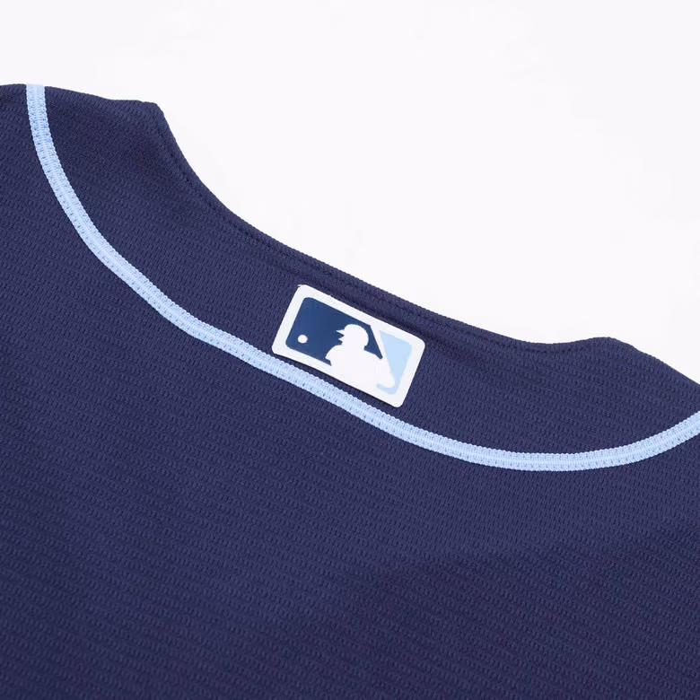 Tampa Bay Rays Nike MLB Alternate Baseball Jersey Navy view 5