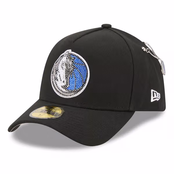 Dallas Mavericks 2026 NBA Draft On-Stage Crystal 59FORTY A-Frame Fitted Cap Black product photo