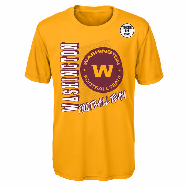 Washington Football Team NFL Football 3-in-1 Combo Shirt Set (YOUTH) view 2