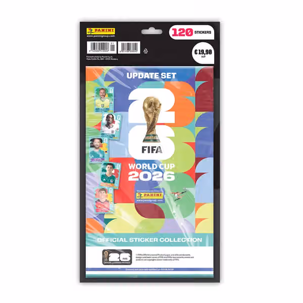2026 Panini FIFA Word Cup Sticker Collection Update Set view 1