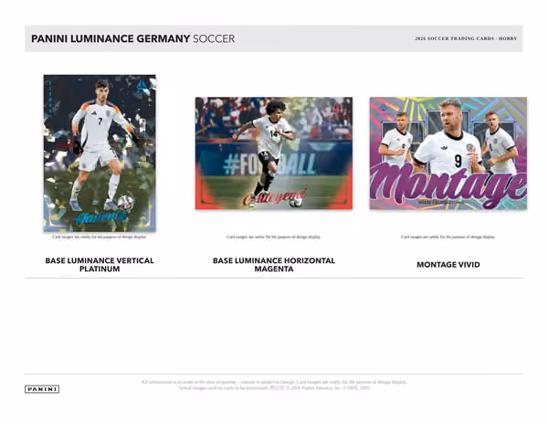 2026 Panini Luminance Germany DFB Football Hobby Box view 6