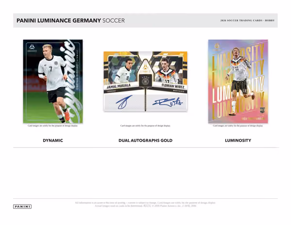 2026 Panini Luminance Germany DFB Football Hobby Box view 5